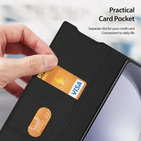 Dėklas Dux Ducis Bril Samsung F956 Z Fold6 rožinis