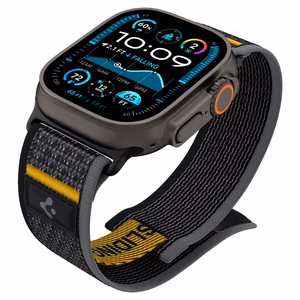 SPIGEN ATHLEX AIR APPLE WATCH 6 / 7 / 8 / 9 / 10 / SE / ULTRA 1 / 2 (44 / 45 / 46 / 49 MM) ACTIVE juodas
