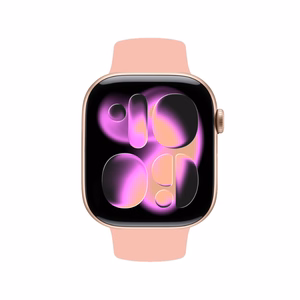 Crong Liquid dirželis, skirtas Apple Watch 38 / 40 / 41 / 42 mm, lašišos rausvas