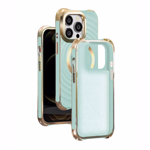 Circle Glam Magnetinis dėklas telefonui iPhone 13 Pro 6,1" mėtų