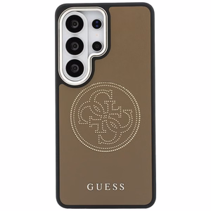 GUESS dėklas for SAMSUNG S26 Ultra GUHMS26L5PG4SRGW (Perforated Logo MagSafe) rudas