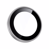 Benks grūdintas stiklas DR Sapphire Lens Protector kamerai iPhone 17 (2 lęšiai) sidabrinis