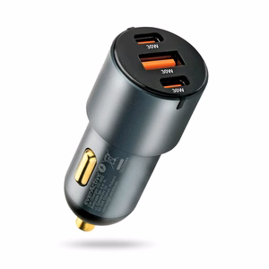 Automobilinis įkroviklis everActive CC-40Q USB QC3.0 + 2x USB-C PD 60W
