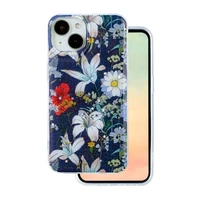 Glow Glam dėklas telefonui iPhone 12 6,1" mėlynas