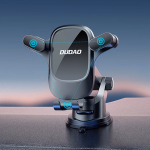 Dudao F5PRO+ automobilinis laikiklis su siurbtuku - juodas
