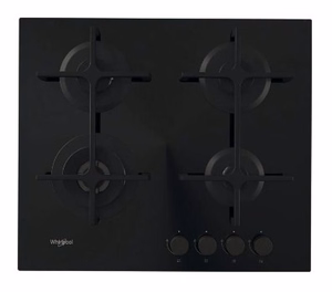Whirlpool AKT 627/NB1 Juoda Įmontuoti 59 cm Dujinė 4 zone(s)