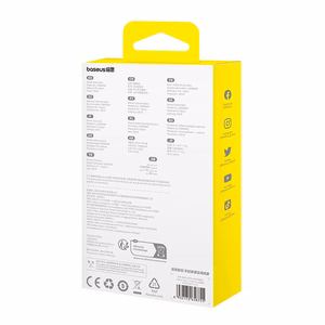 Baseus Gem USB A į USB C greitojo įkrovimo kabelis 2 m 100 W Juoda