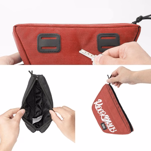 Rockbros G011 Flash Journey trapezoidal handlebar bike bag 0.7 l - red