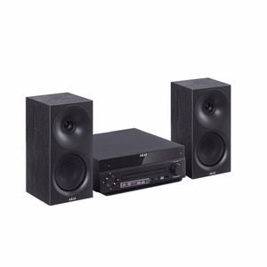 AKAI AM-301B – mikro garso sistema, 40 W (2 × 20 W), CD/MP3, Bluetooth, USB, FM, AUX, juoda
