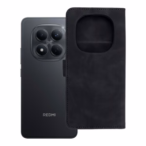 TENDER Book dėklas skirtas XIAOMI Redmi Note 15 PRO 4G, juodos spalvos