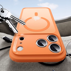 ESR Classic Hybrid MagSafe deklas, skirtas iPhone 17 Pro Max - Skaidrus oranzinis