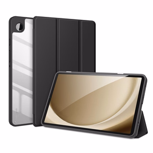Dux Ducis Toby dėklas planšetiniam kompiuteriui Samsung Galaxy Tab A9 8.7'' su flip stovu - juodas