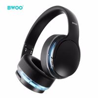 BWOO ANC Belaidis Headphone Premuim Sound Quality BW587 juodas