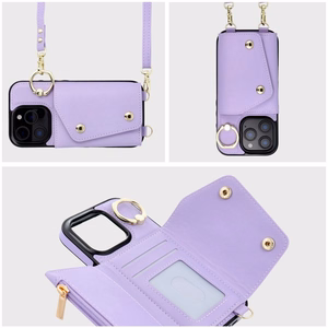 Piniginis dėklas WONDER iPhone 12 / 12 PRO violetinis