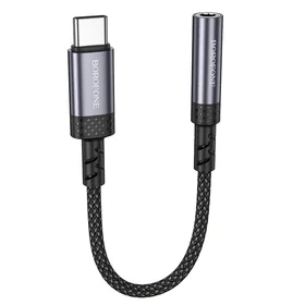 Borofone Adapter BV24 Graceful - Type C to jack 3,5mm - grey