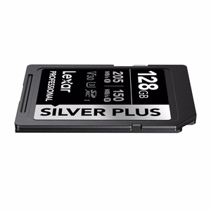 „Lexar Professional SILVER PLUS“ SDXC 128 GB atminties kortelė