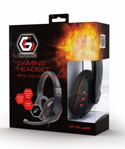 Gembird GHS-402 проводные игровые наушники чёрный