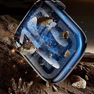 "Tech-Protect Easy Set Flex+" 3 pakuočių grūdintas stiklas "Apple Watch" 42 mm laikrodžiui - Juodas