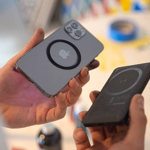 Tech-Protect MagMat Magnetinis magnetinis žiedas universalus - juodas / sidabrinis (2 vnt.)