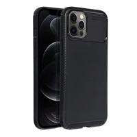 Dėklas telefonui CARBON PREMIUM IPHONE 12 Pro Max juodas