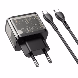Įkroviklis Hoco N34 + "USB-C (Type-C) to USB-C (Type-C)" (1xUSB-C;1xUSB 20W)