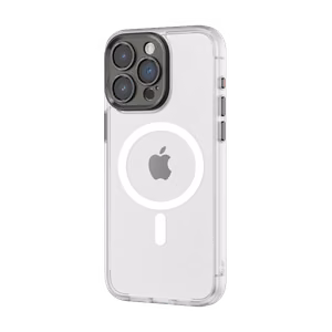 Rock Guard Touch Matte serijos magnetinis dėklas Iphone 15 Plus baltas