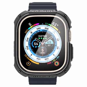 Spigen Tough Armor dėklas, skirtas Apple Watch Ultra 49 mm, juodas