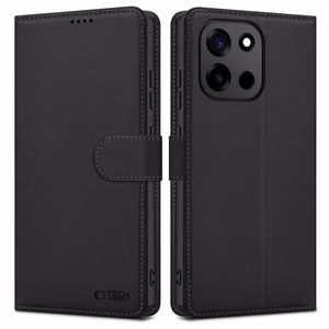 Tech-Protect Wallet piniginės tipo dėklas, skirtas OnePlus Nord 6 – juodas