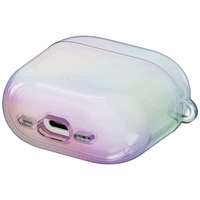 Uniq Iridescia dėklas AirPods 4 Hang Case - holo balta