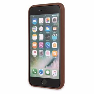 Чехол Guess 4G Stripe Collection для iPhone 7 / 8 / SE 2020 / SE 2022 - коричневый