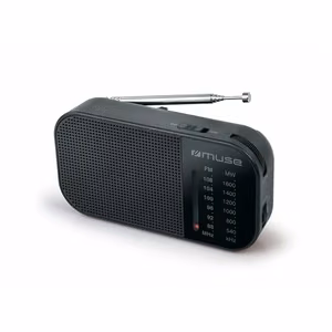 Muse M-025 R nešiojamasis radijas, juodas
