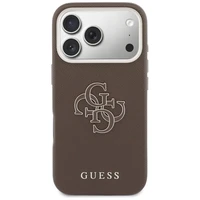 GUESS case for IPHONE 17 Pro GUHCP17L5PS4RGGW (PU FW Resin Logo) brown