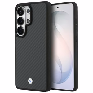 BMW Sign Magnetic Carbon Fiber MagSafe Case for Samsung Galaxy S26 Ultra - Black