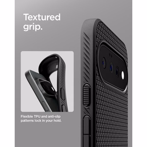 Spigen Liquid Air dėklas, skirtas Google Pixel 11 – spalva: matinė juoda