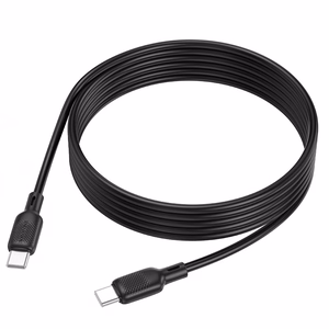 USB kabelis Borofone BX113 60W USB-C to USB-C 2.0m juodas