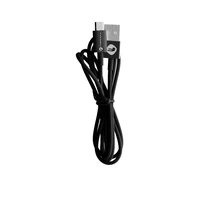 FORCELL C321 kabelis USB A į Micro USB 2,4A TUBE 1 m juodas