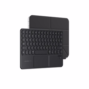 "AmazingThing" minimalus dėklas "Keylite Combo" klaviatūros dėklas "iPad Air M3" 13" - juodas