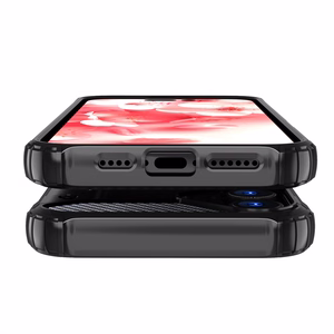 Hybrid Armor dėklas telefonui iPhone 16 - juodas