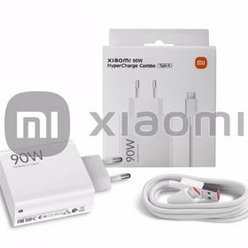 Įkroviklis Xiaomi MDY-15-EK (BHR07ZBEU) baltas 90W (su pakuote) + laidas "Type-C" / 100% originalus /