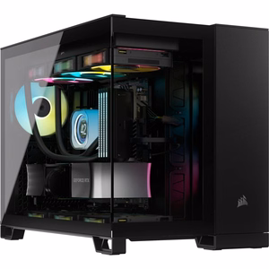 Corsair 2500X RGB Micro Tower juodas