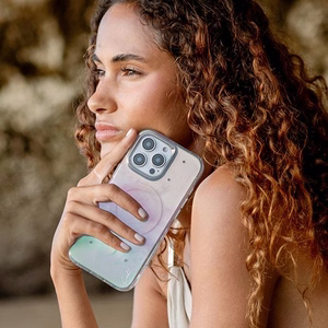 Uniq Coehl Celest Magnetinis įkrovimo dėklas iPhone 16 Pro Max - vaivorykštinis