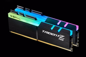 G.Skill Trident Z RGB (For AMD) F4-3200C16D-32GTZRX atminties modulis 32 GB DDR4 3200 MHz