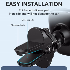 Wozinsky WUMTK magnetinis telefono laikiklis automobilio oro angai - juodas