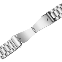 Puro METAL Nerūdijančio plieno Samsung Galaxy Watch 4 / 4 Classic / 5 / 5 Pro / 6 / 6 Classic sidabrinė juosta