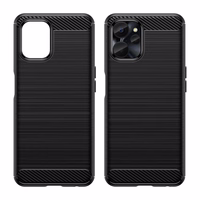 Carbon Case dėklas Realme 10 5G / Realme 9i 5G lankstus silikoninis anglies dangtelis juodas