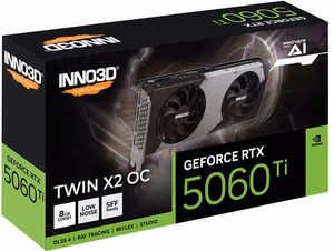 INNO3D GeForce RTX 5060 Ti TWIN X2 OC NVIDIA 8 GB GDDR7