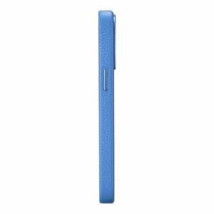 iCarer Litchi Premium odinis dėklas iPhone 14 Pro Max Magnetinis odinis dėklas su MagSafe Šviesiai mėlynas (WMI14220712-LB)