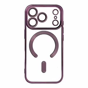 Чехол для iPhone 17 PRO Electro Mag Cover совместимый с MagSafe фиолетовый