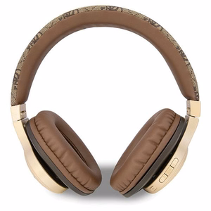 „Guess GUBH604GEMW 4G Script“ belaidės „Bluetooth“ ant ausų dedamos ausinės – rudos