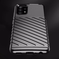 Thunder Case lankstus tvirtas tvirtas dėklas TPU dėklas telefonui Samsung Galaxy A72 4G žalias